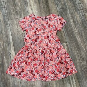 Tea Girls Pink Floral Dress size 5